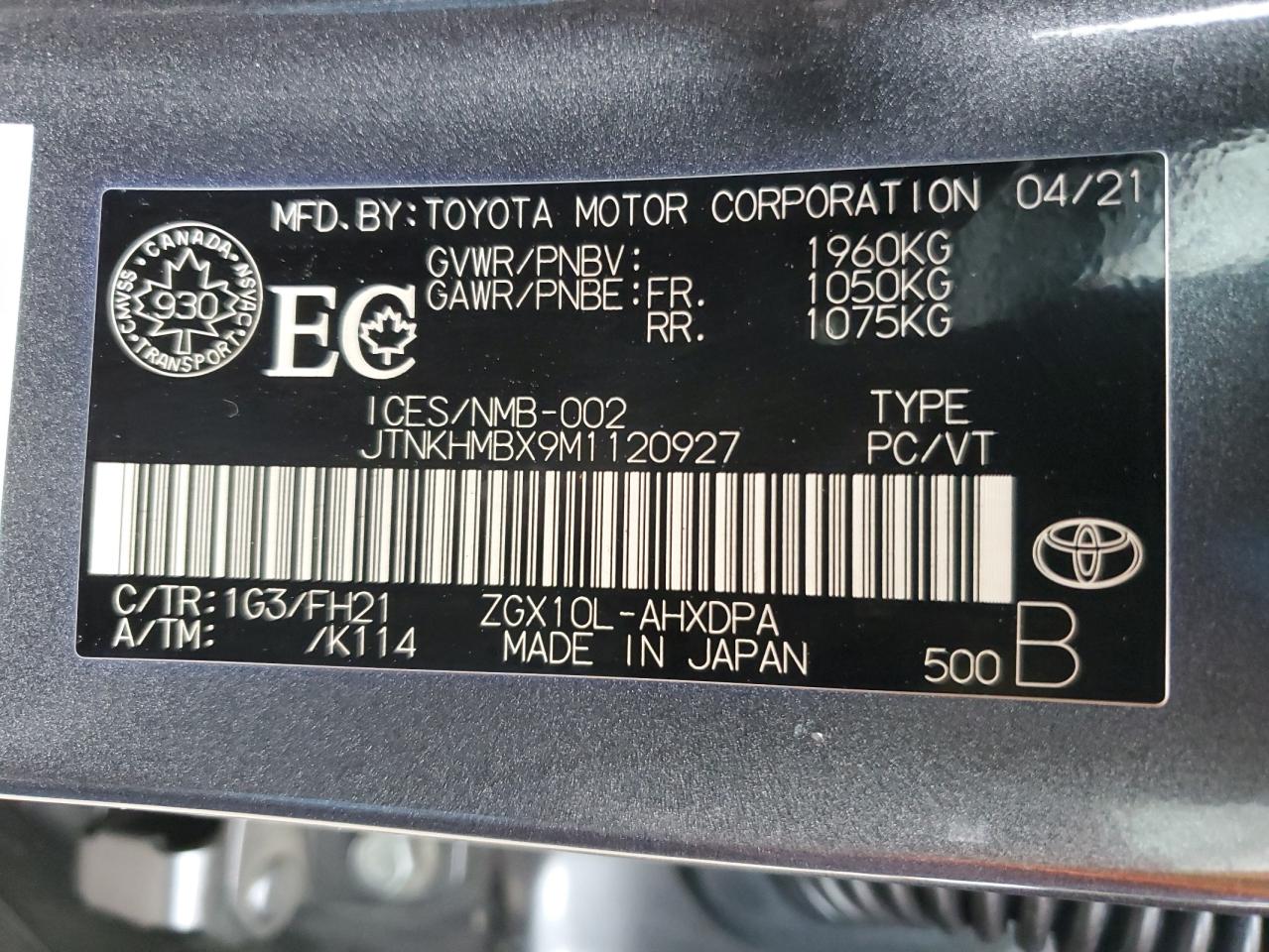 2021 Toyota C-HR - Image 12