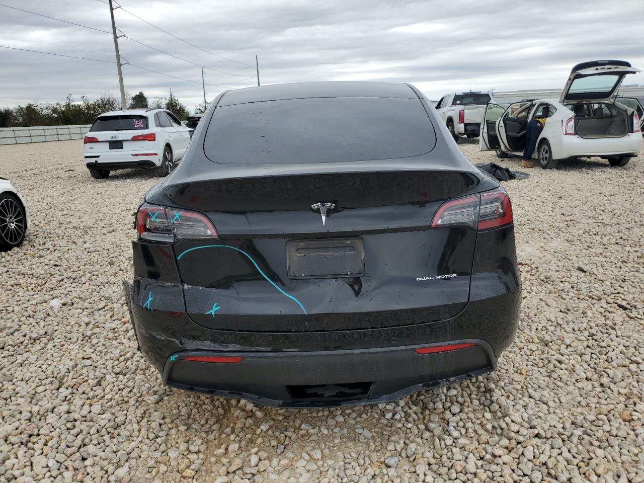 2022 Tesla Model Y VIN: 7SAYGDEE8NA001593 Lot: 80109214