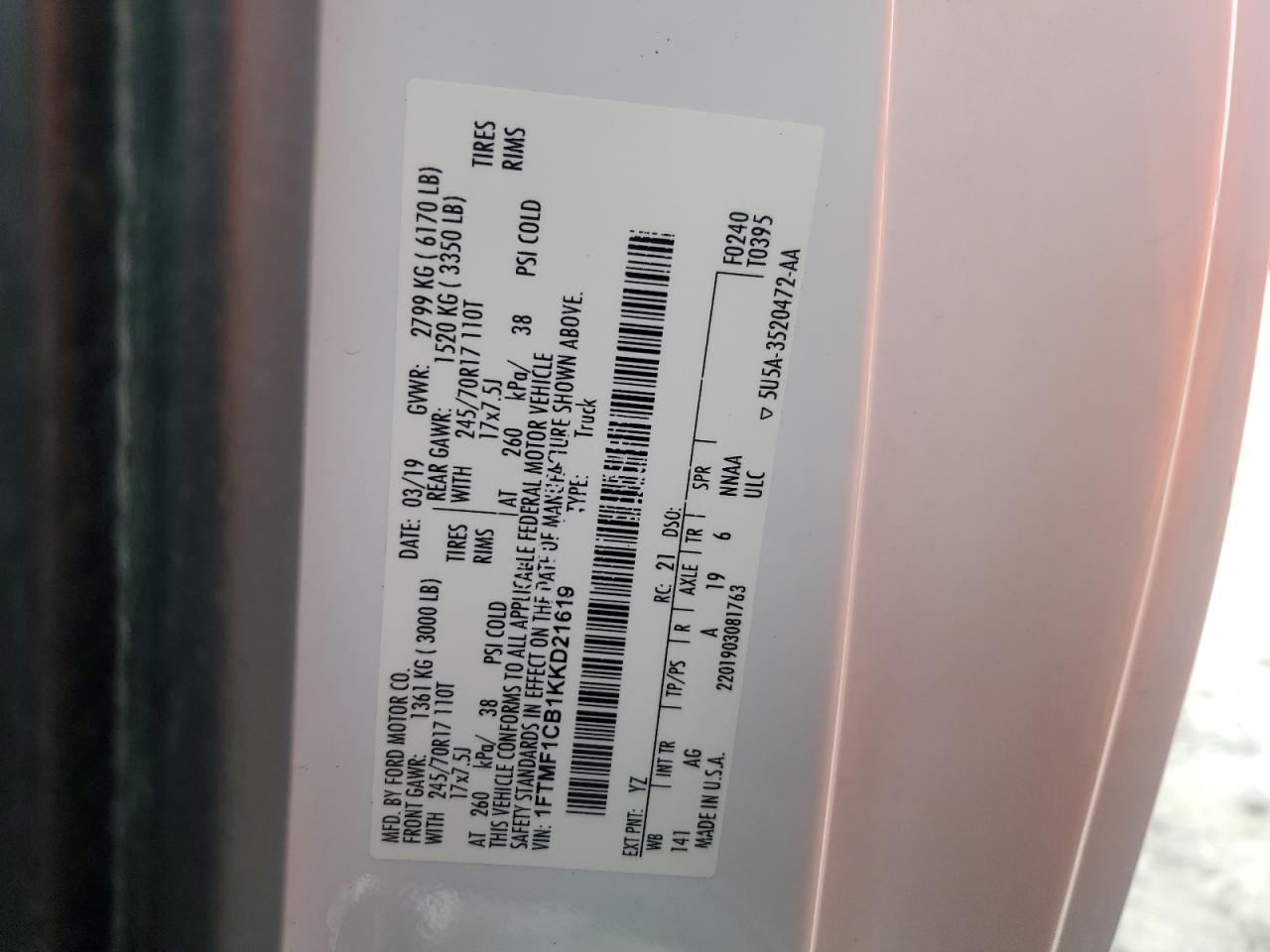 2019 Ford F-150 - Image 14