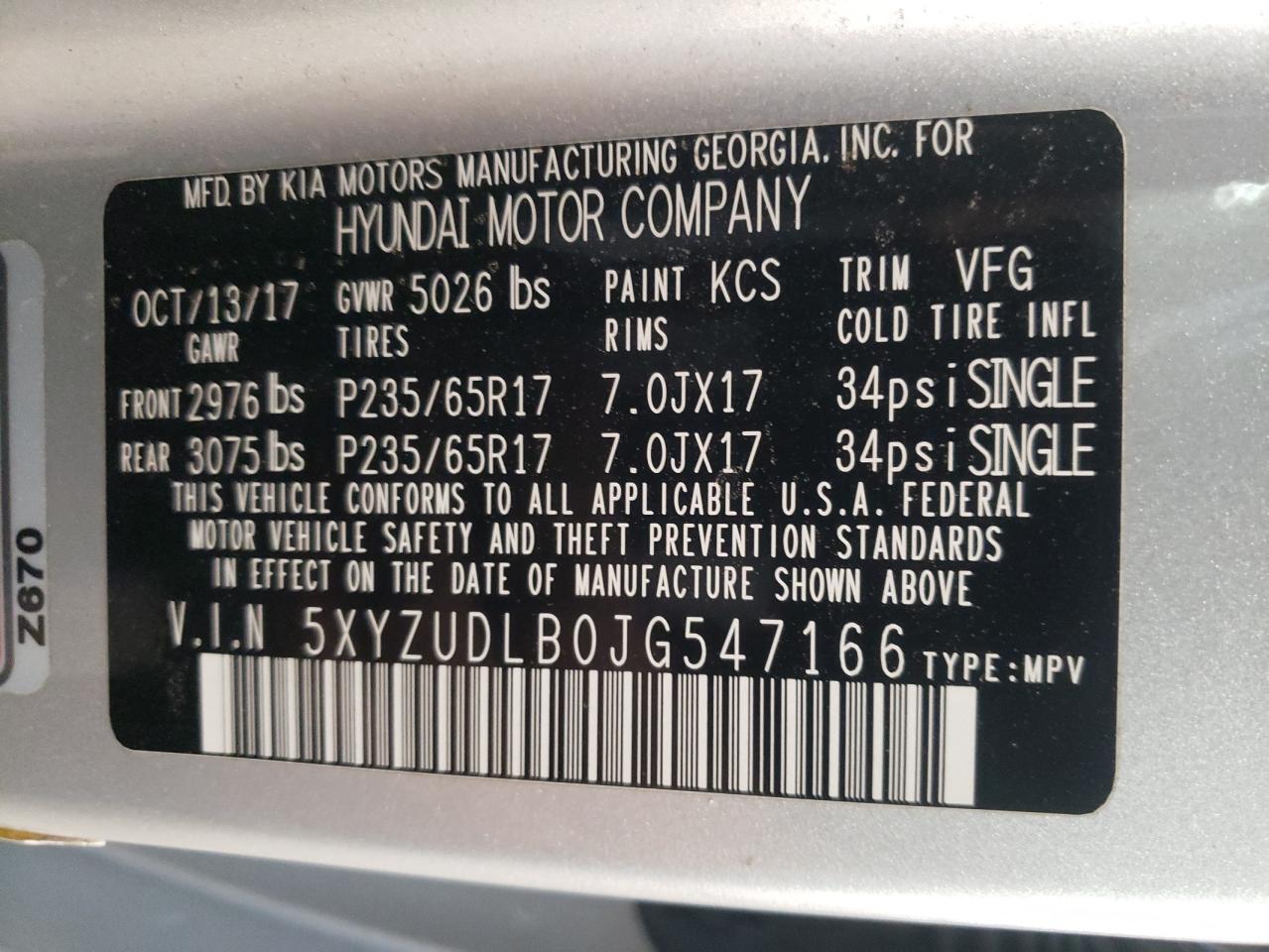 2018 Hyundai Santa Fe - Image 13