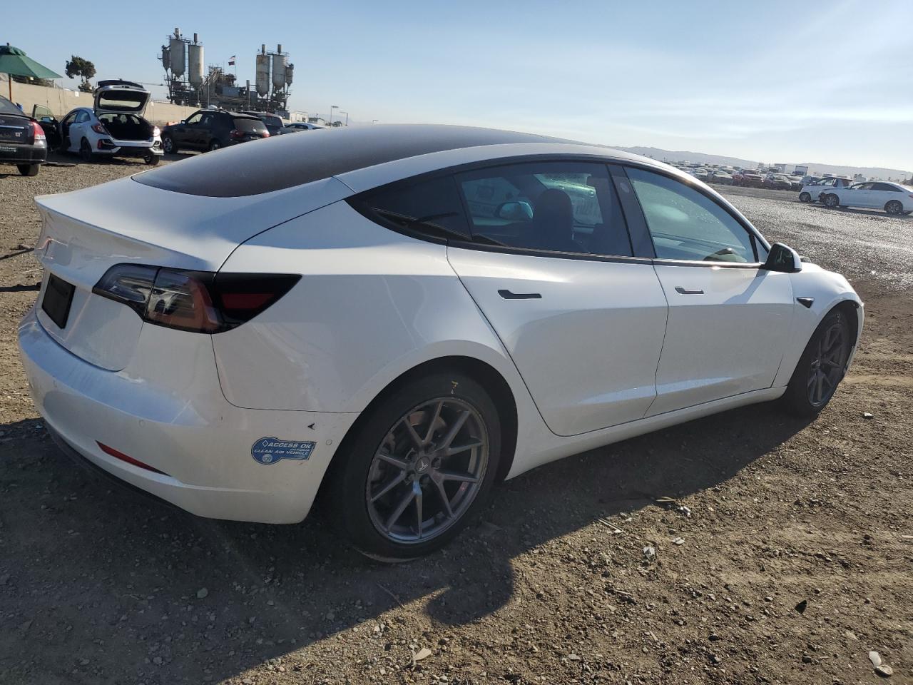 VIN 5YJ3E1EA7MF023112 2021 TESLA MODEL 3 no.3