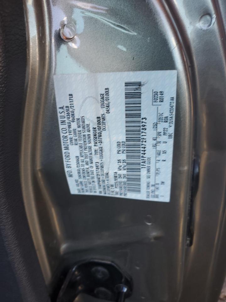 2002 Ford Mustang VIN: 1FAFP44472F178973 Lot: 81333684