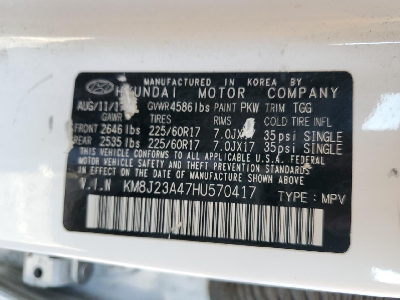 2017 Hyundai Tucson - Image 13