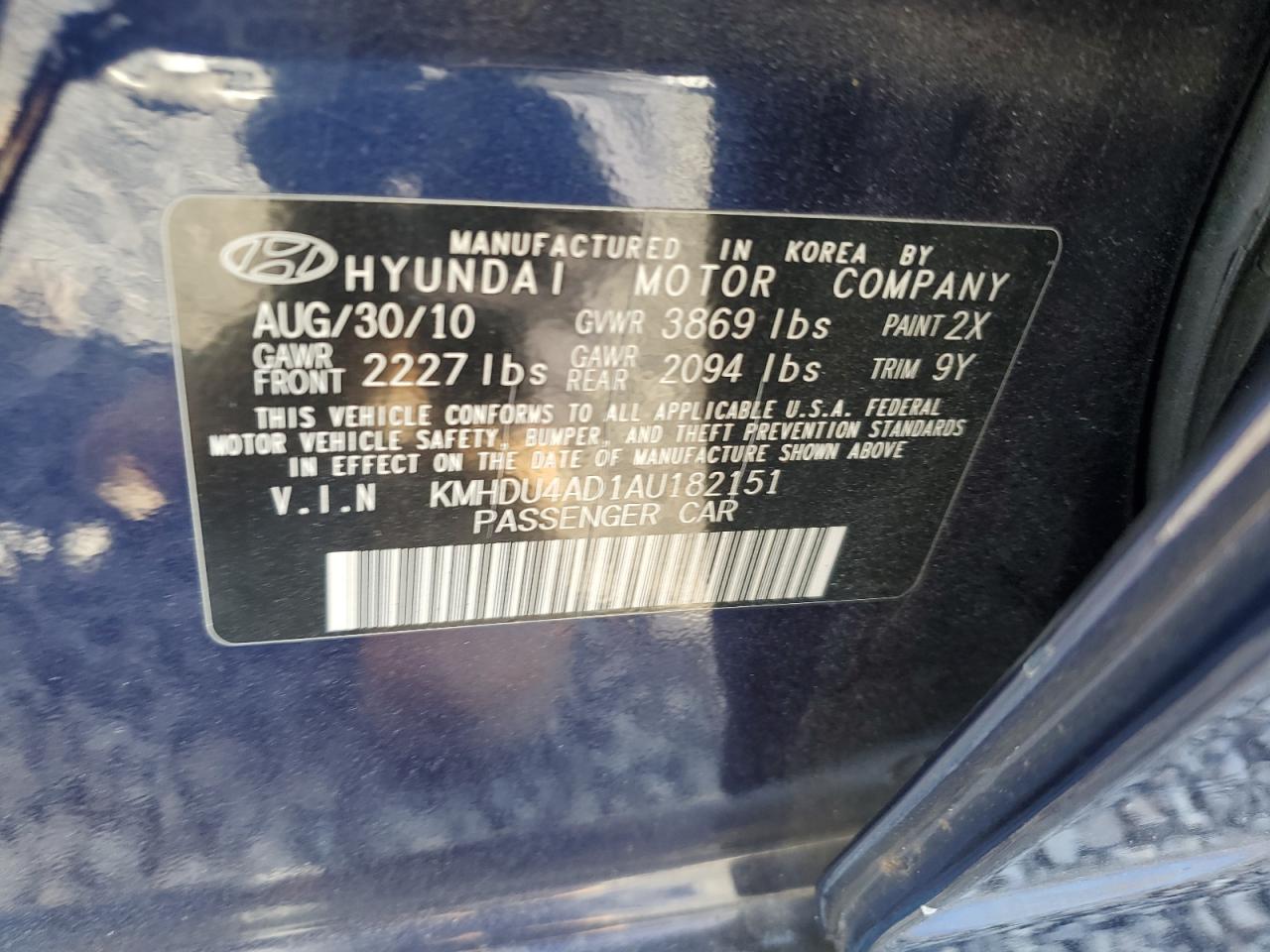 2010 Hyundai Elantra - Image 12