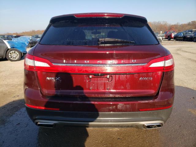  LINCOLN MKX 2018 Бордовий