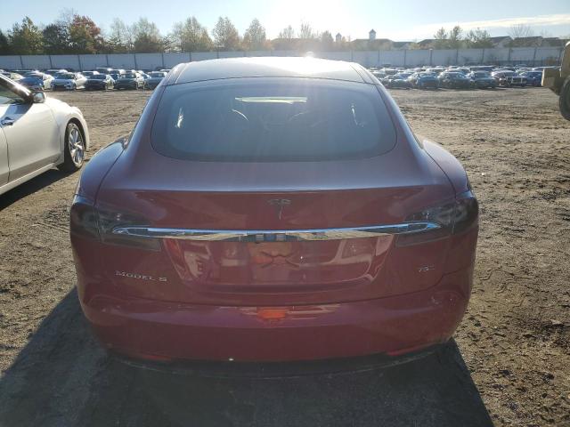  TESLA MODEL S 2017 Красный