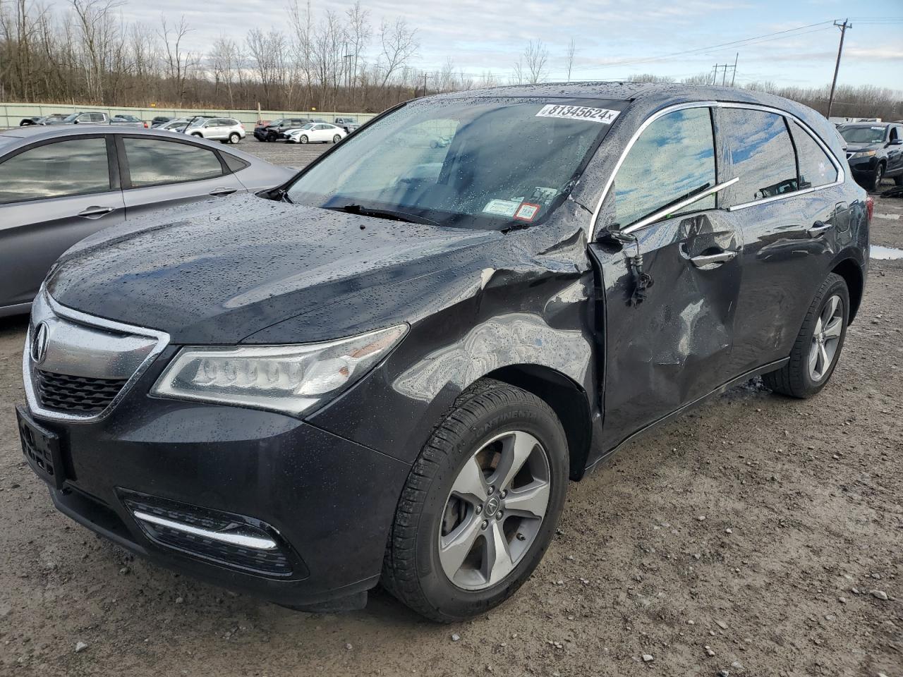 2014 Acura Mdx VIN: 5FRYD4H20EB017716 Lot: 81345624