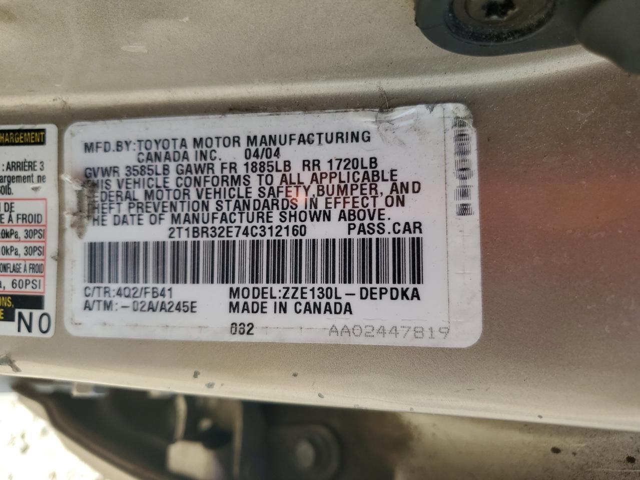 2004 Toyota Corolla - Image 12