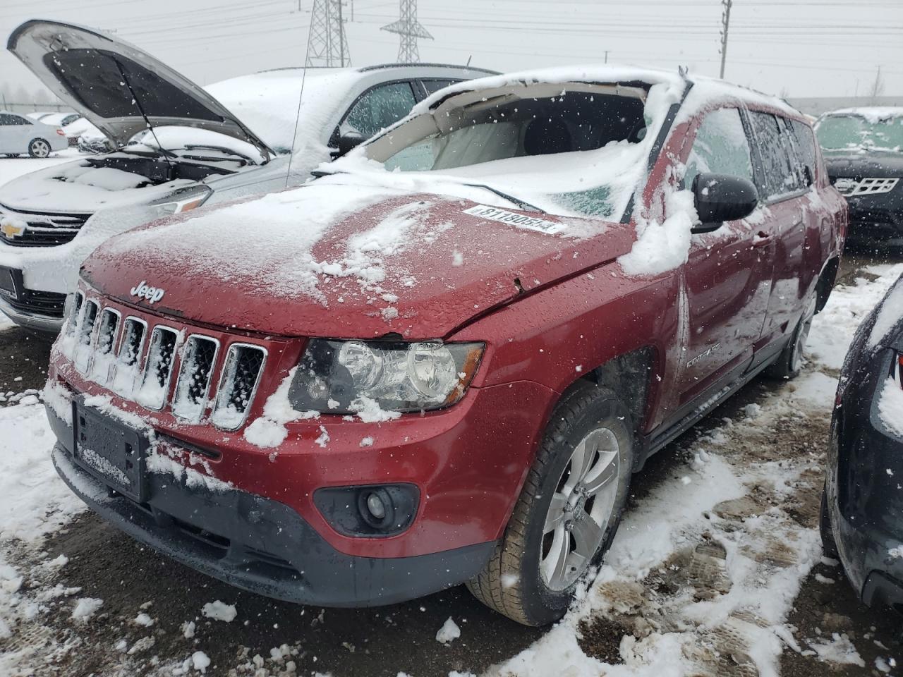 2014 Jeep Compass Sport en Venta en Elgin, IL - Rollover