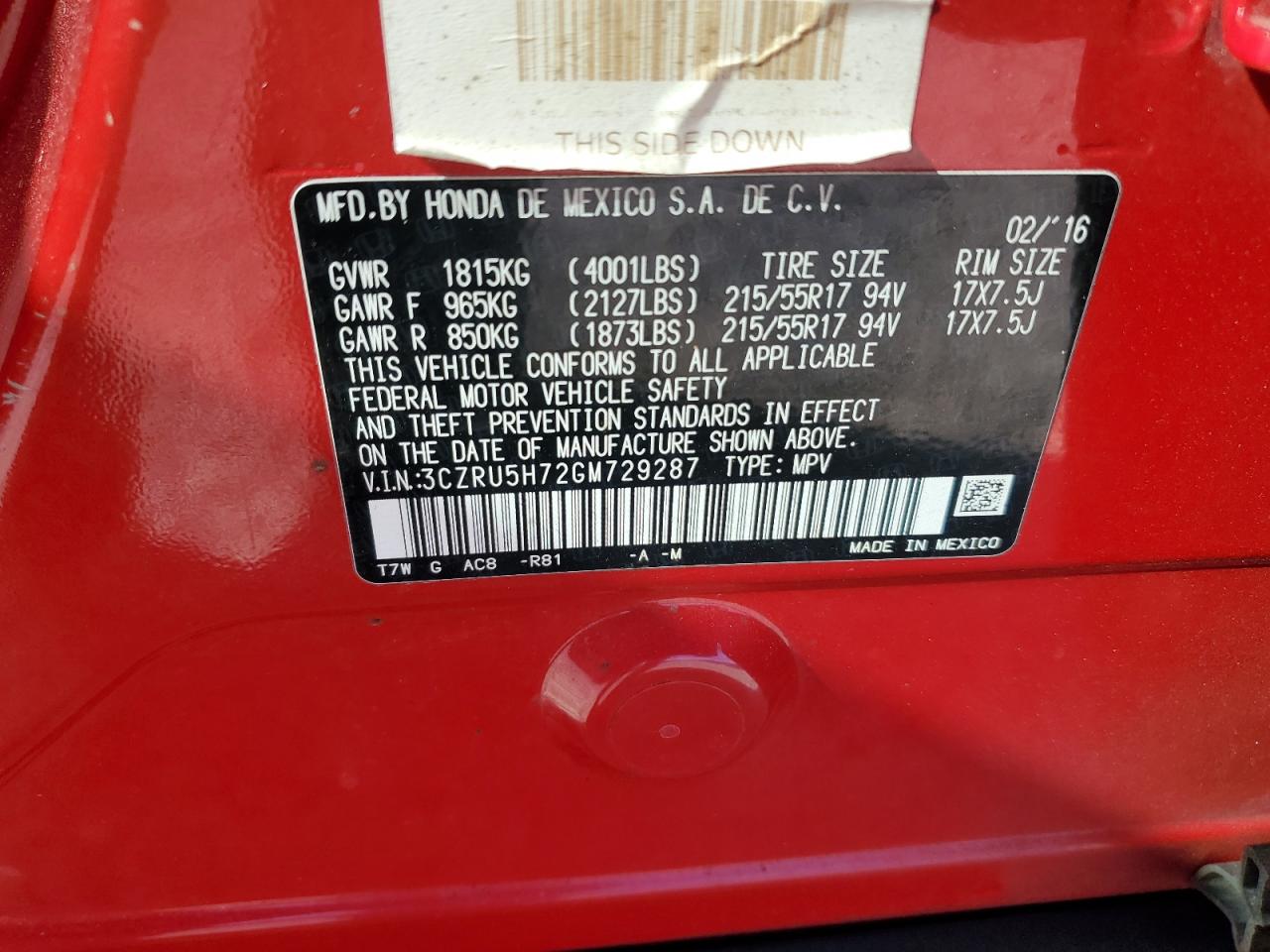 2016 Honda HR-V - Image 15
