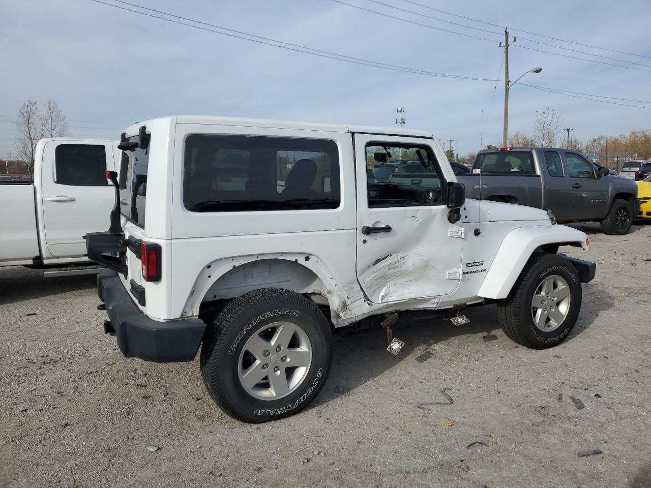 2015 Jeep Wrangler Sport VIN: 1C4AJWAGXFL503686 Lot: 79670134