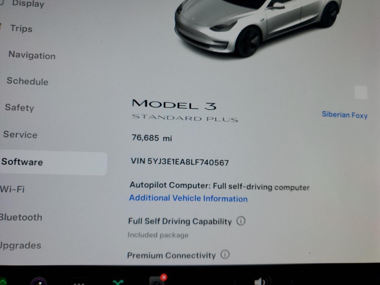 2020 Tesla Model 3 VIN: 5YJ3E1EA8LF740567 Lot: 80578534