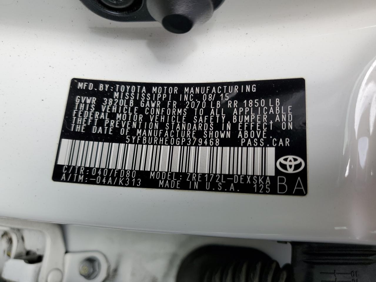 2016 Toyota Corolla - Image 12