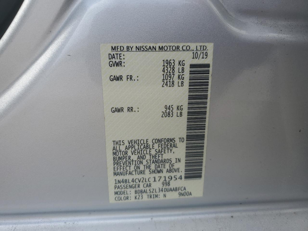 2020 Nissan Altima - Image 15