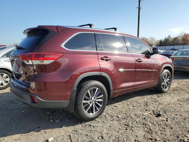  TOYOTA HIGHLANDER 2017 Бургунди