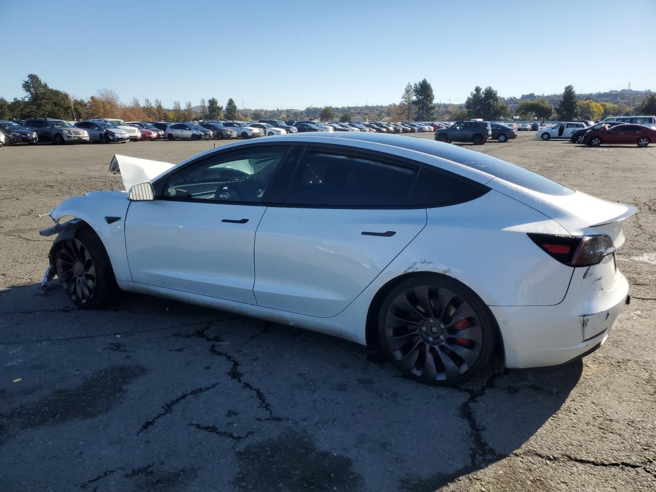 VIN 5YJ3E1ECXNF266786 2022 TESLA MODEL 3 no.2