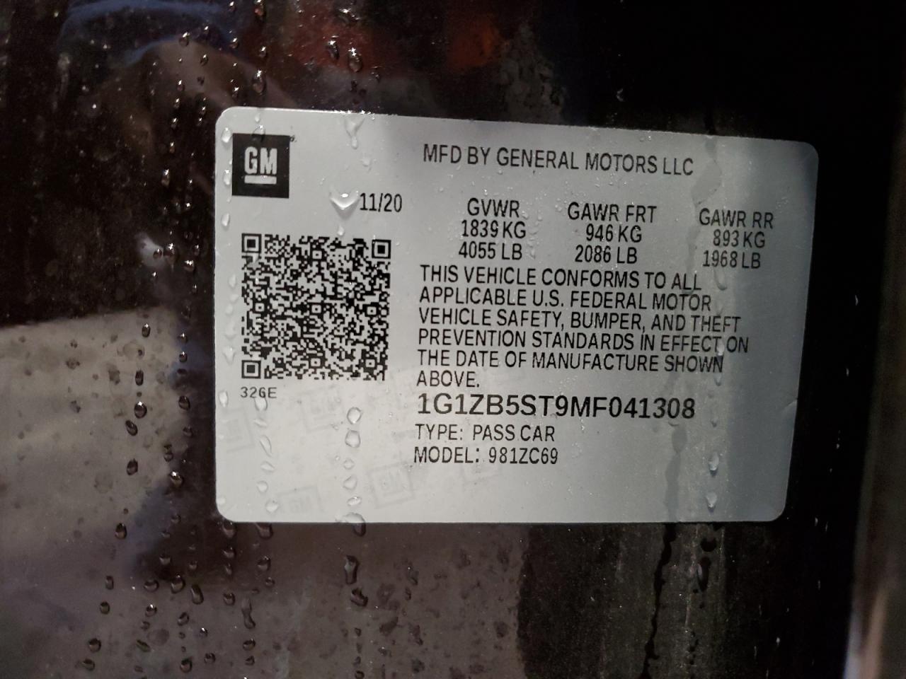2021 Chevrolet Malibu - Image 12