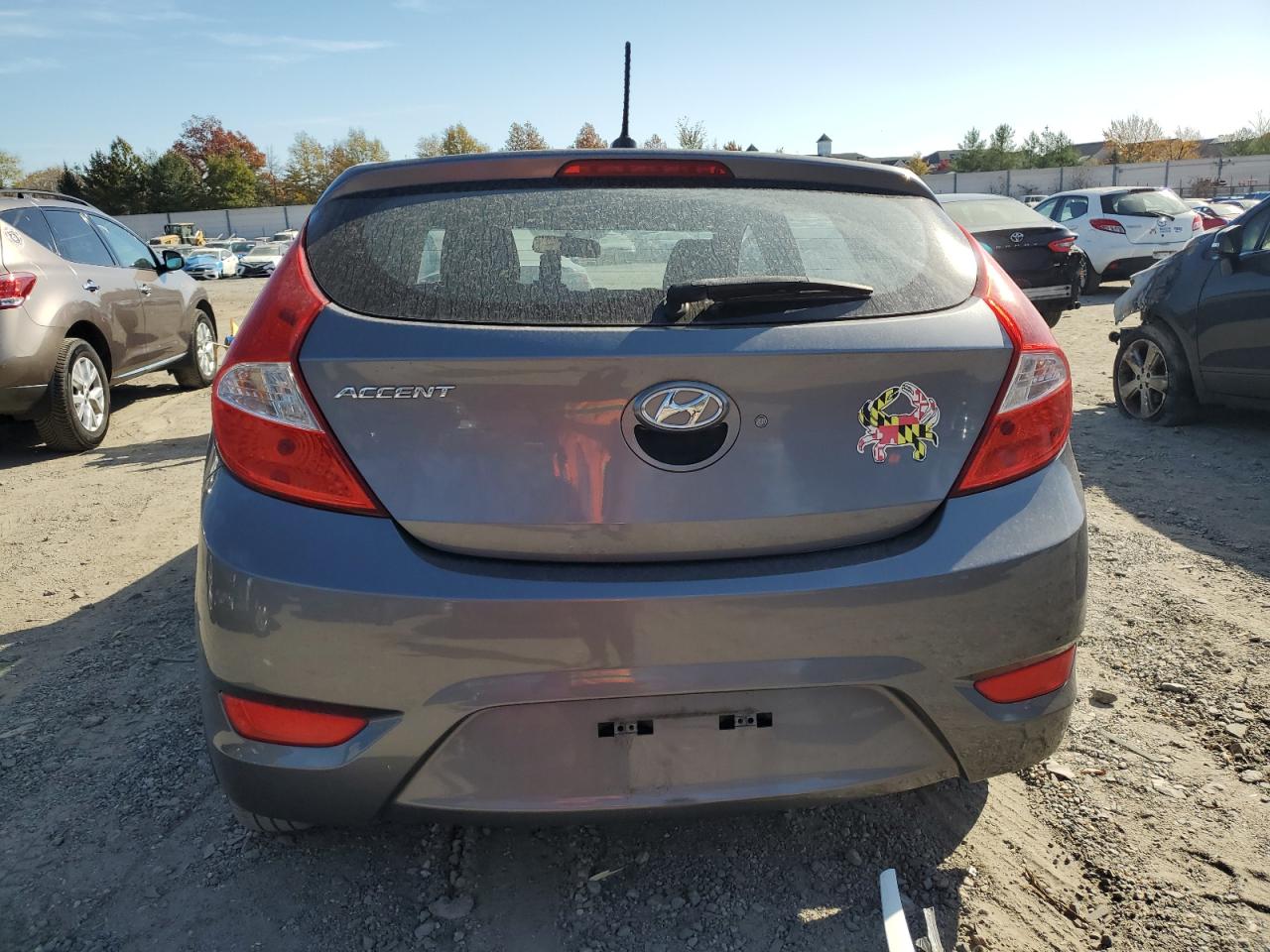 2015 Hyundai Accent Gs VIN: KMHCT5AE6FU217366 Lot: 77877814