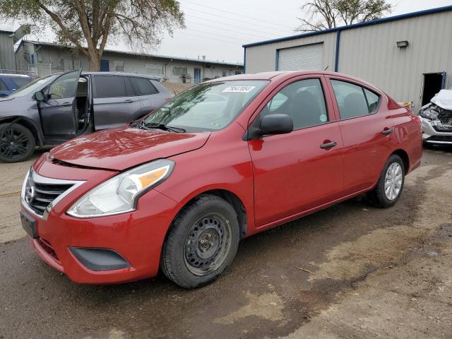  NISSAN VERSA 2015 Червоний