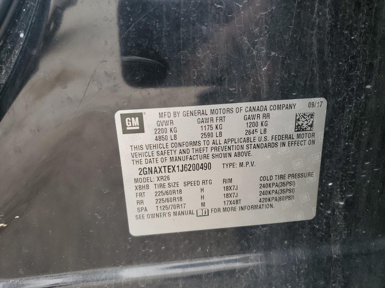 2018 Chevrolet Equinox - Image 15