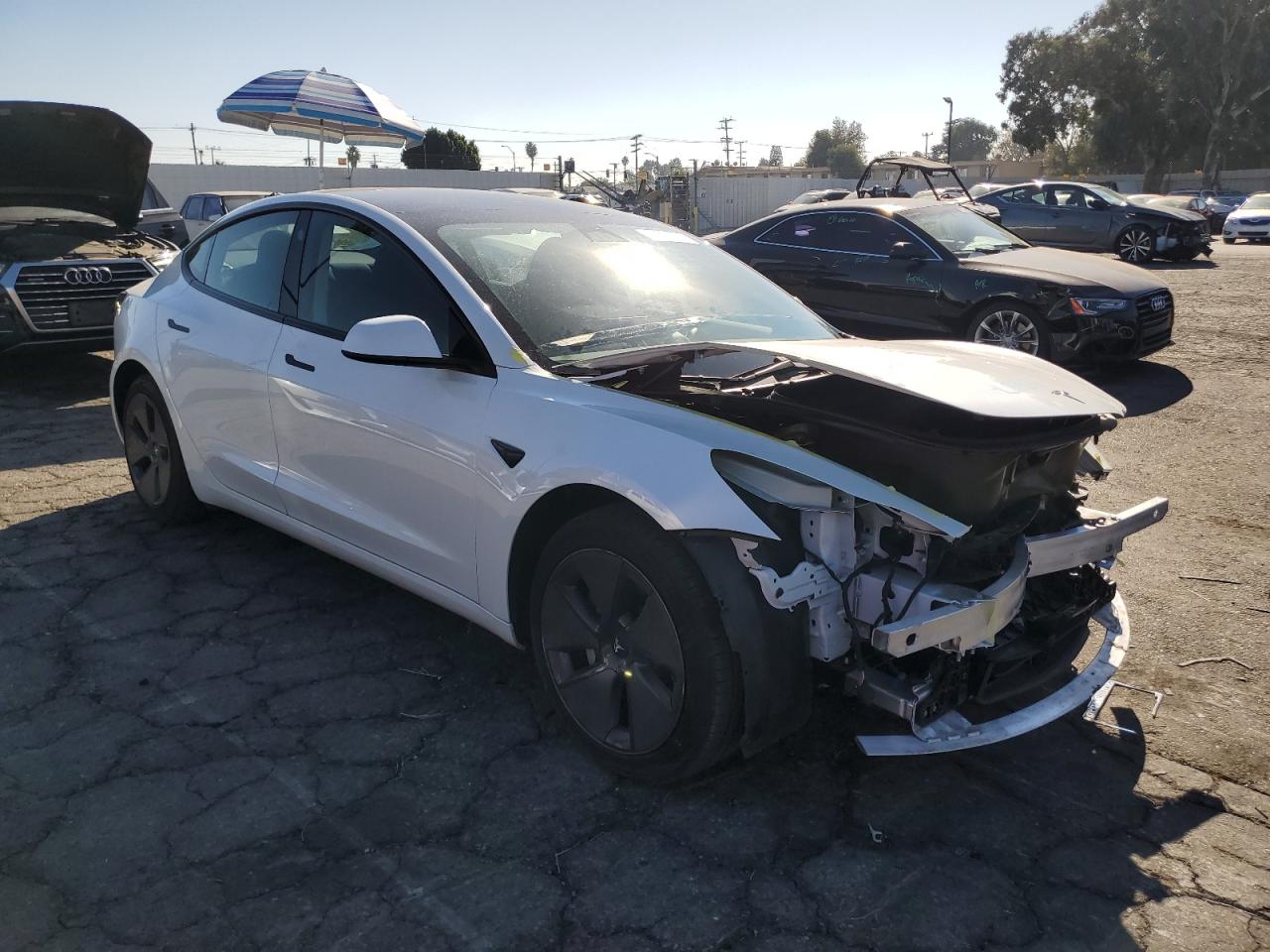 VIN 5YJ3E1EA9PF517749 2023 TESLA MODEL 3 no.4