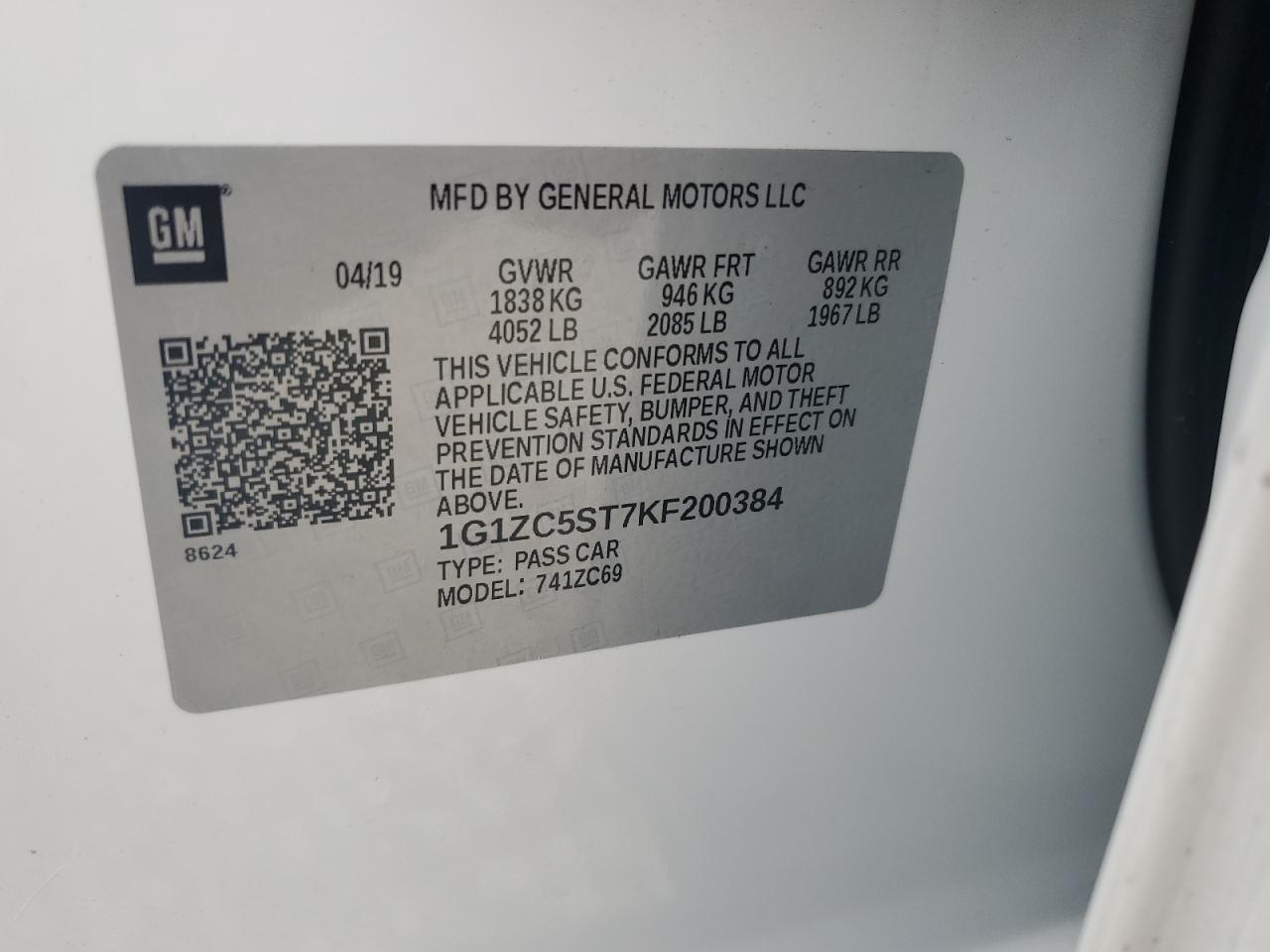 2019 Chevrolet Malibu - Image 13