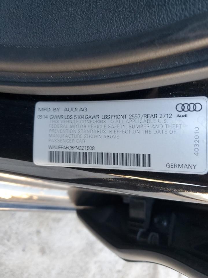 2015 Audi A6 Premium VIN: WAUFFAFC6FN021508 Lot: 80302524