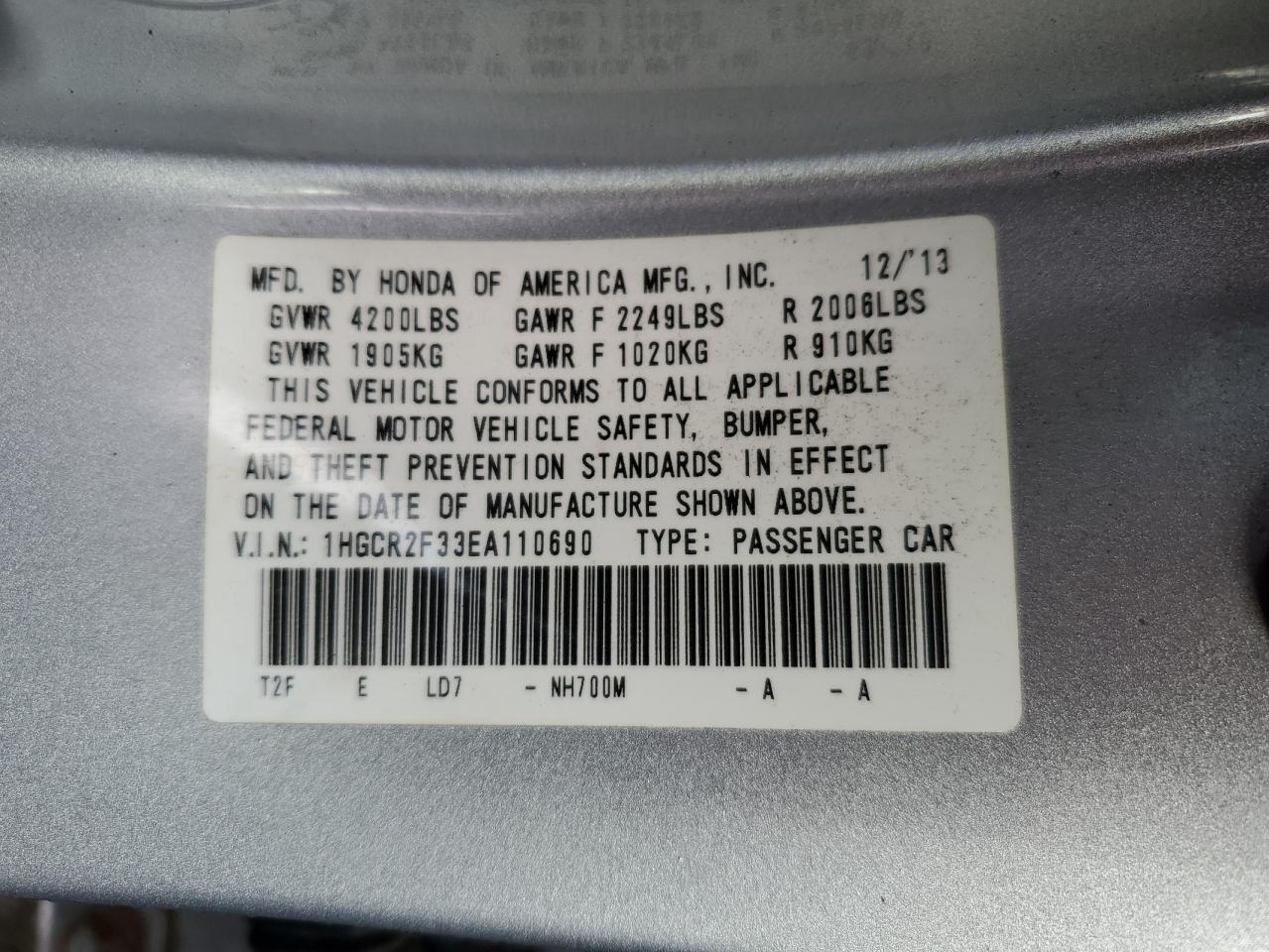 2014 Honda Accord - Image 14