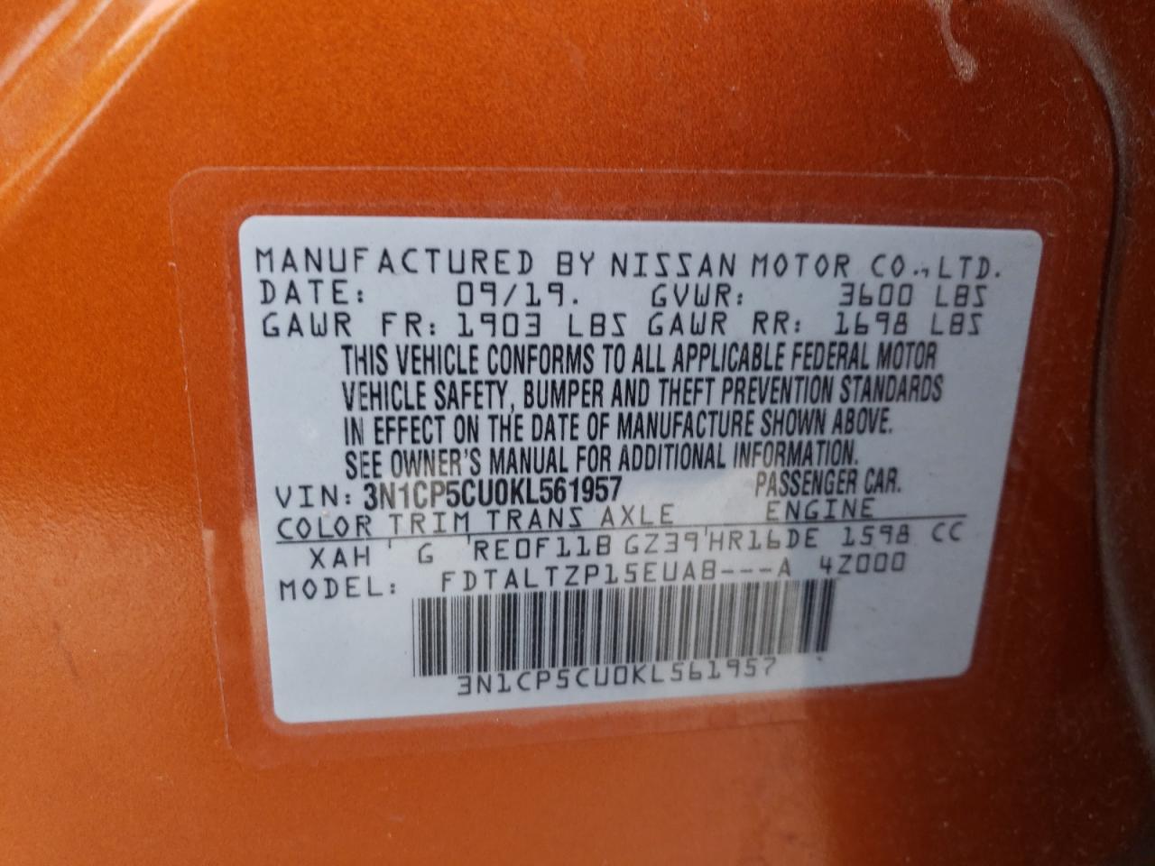 2019 Nissan Kicks - Image 14