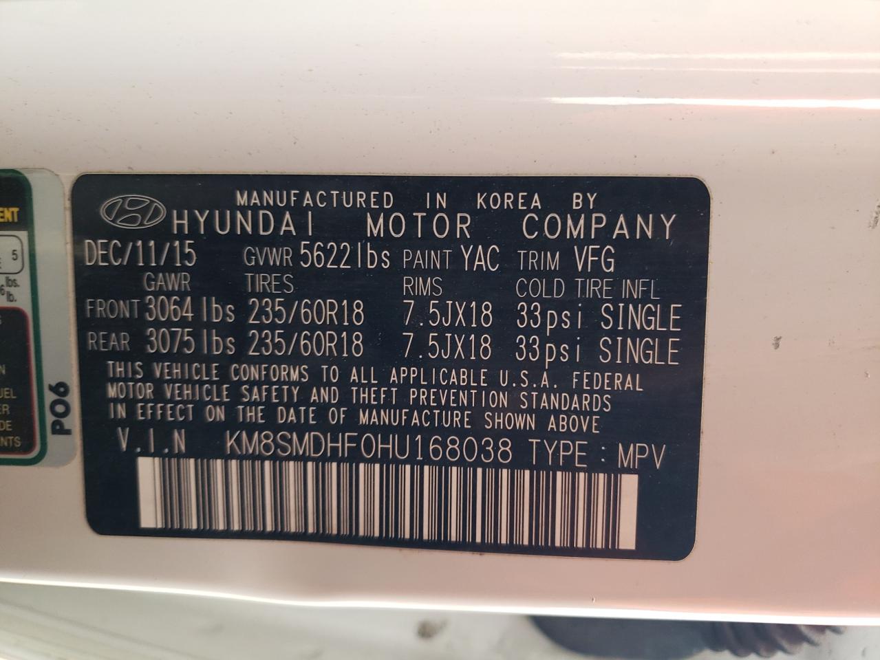 2017 Hyundai Santa Fe - Image 13