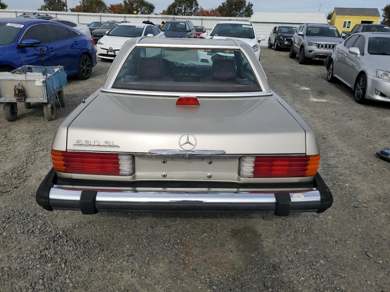 1986 Mercedes-Benz 560 Sl VIN: WDBBA48D7GA038817 Lot: 78922974