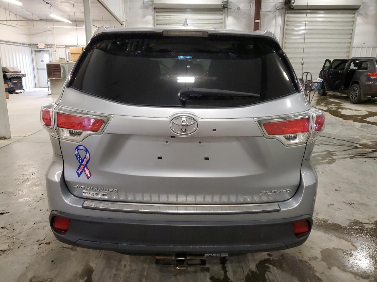 2015 Toyota Highlander Xle VIN: 5TDJKRFH0FS206599 Lot: 81264814