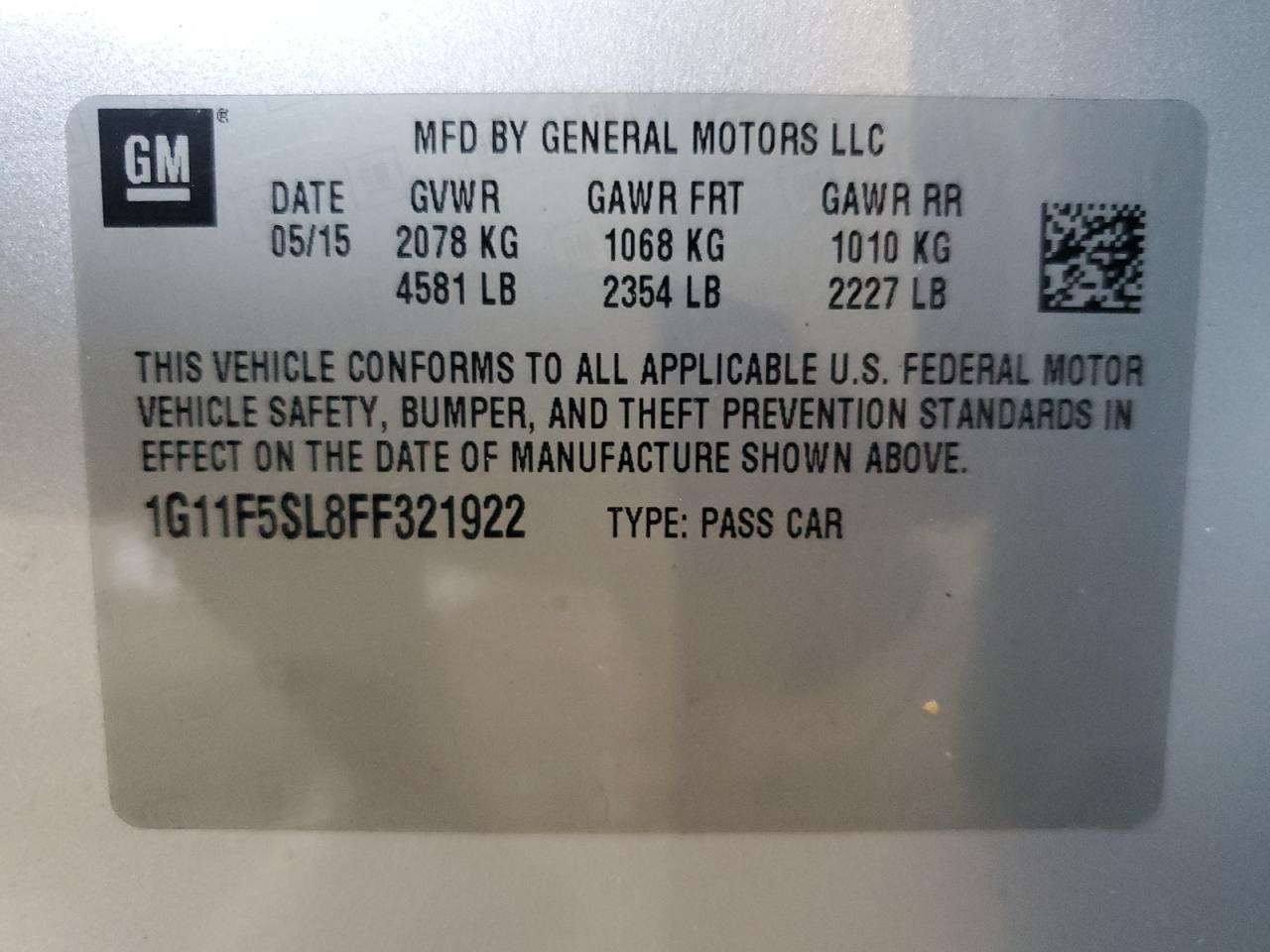 2015 Chevrolet Malibu - Image 12