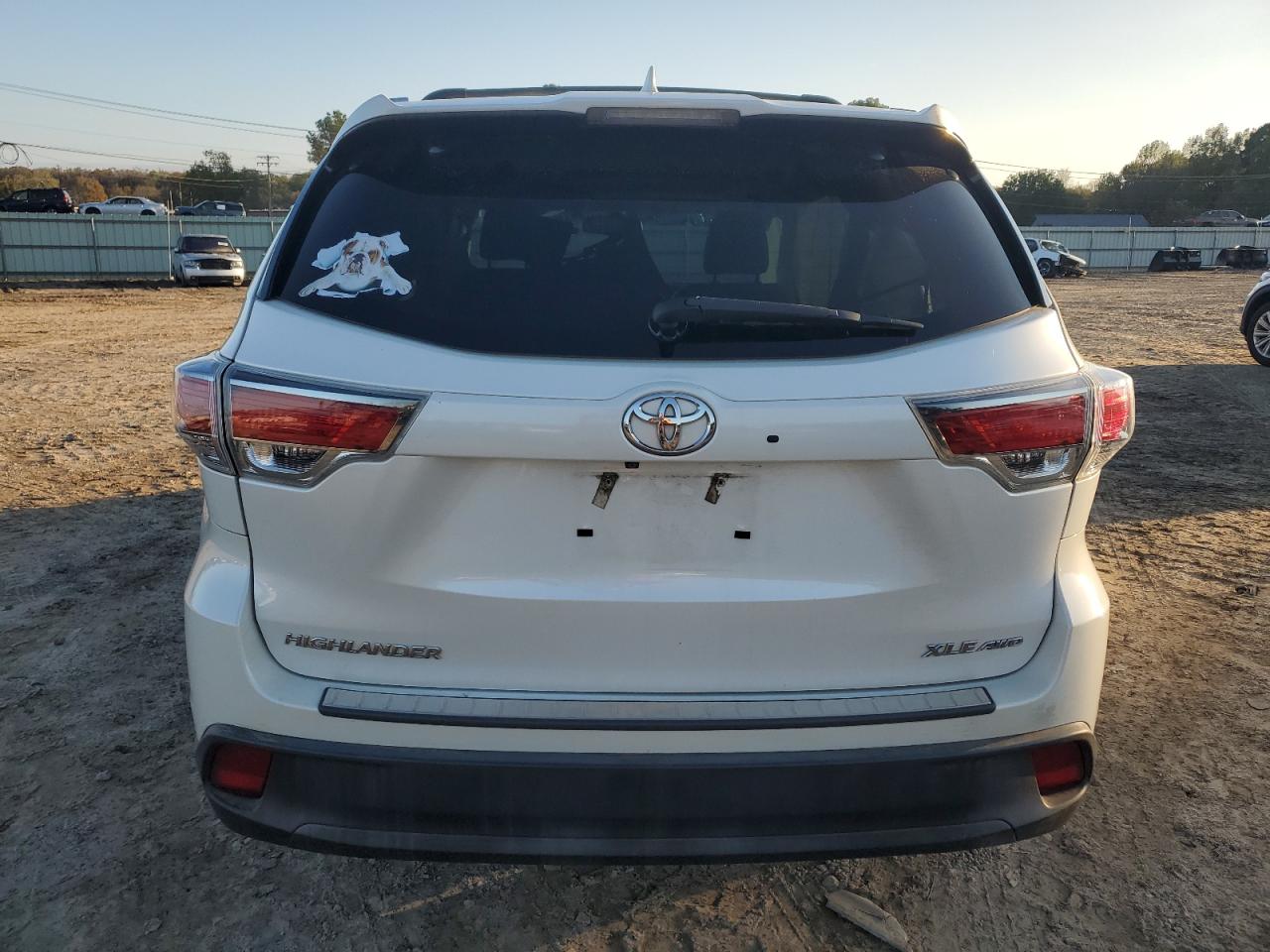 VIN 5TDJKRFH0GS314528 2016 TOYOTA HIGHLANDER no.6