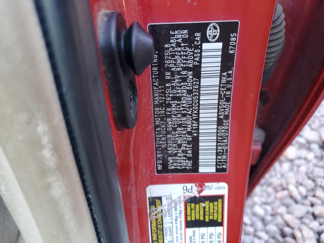 2012 Toyota Camry - Image 12