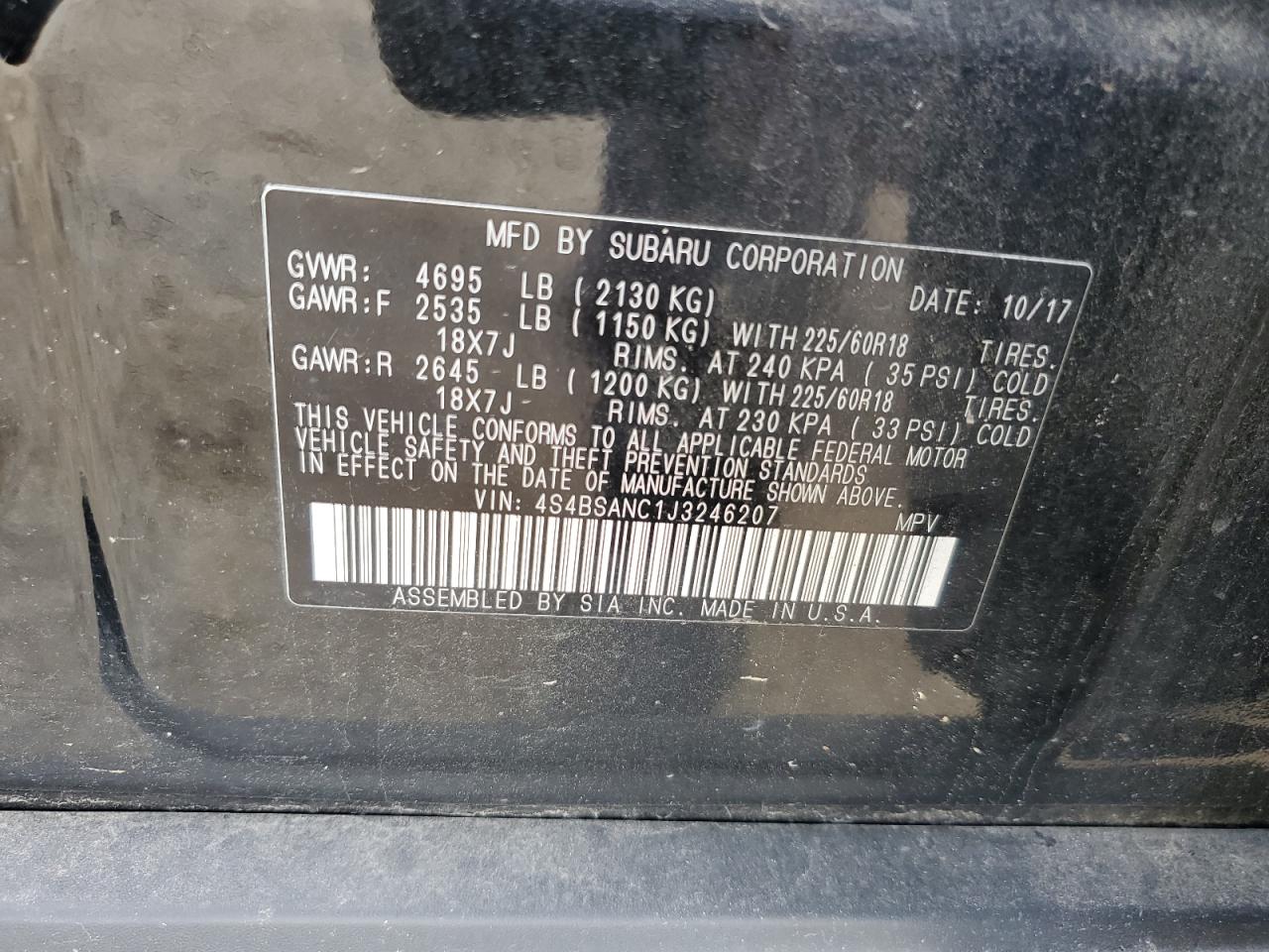 2018 Subaru Outback - Image 12