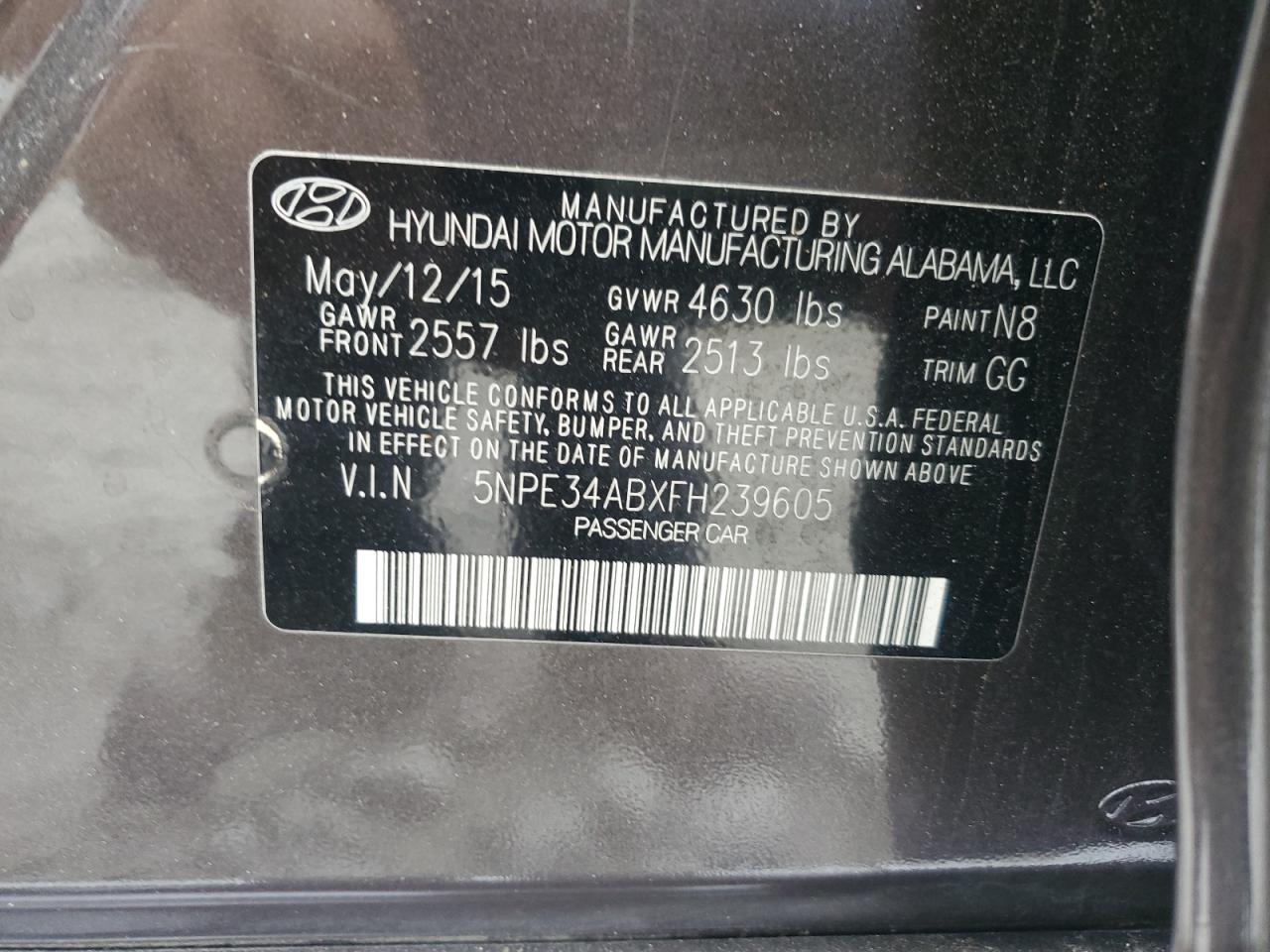 2015 Hyundai Sonata - Image 12