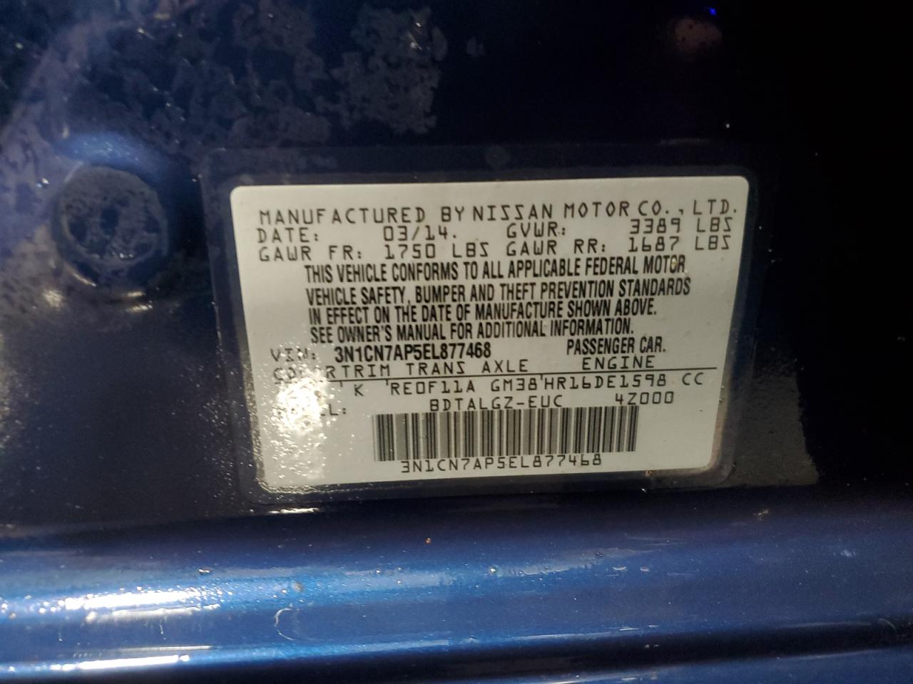 2014 Nissan Versa - Image 14