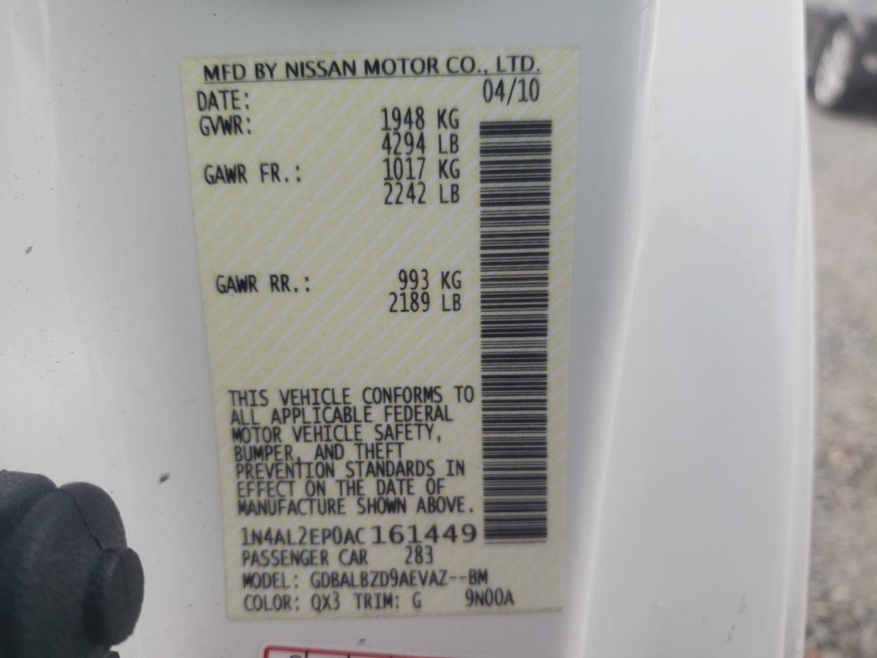 2010 Nissan Altima - Image 12