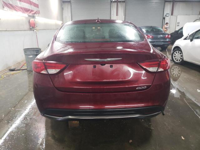  CHRYSLER 200 2016 Burgundy