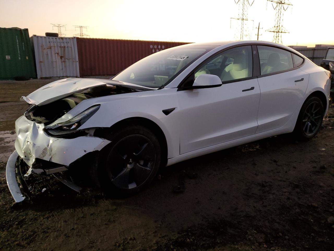 VIN 5YJ3E1EB7NF248687 2022 TESLA MODEL 3 no.1