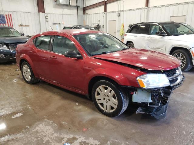  DODGE AVENGER 2014 Бордовий