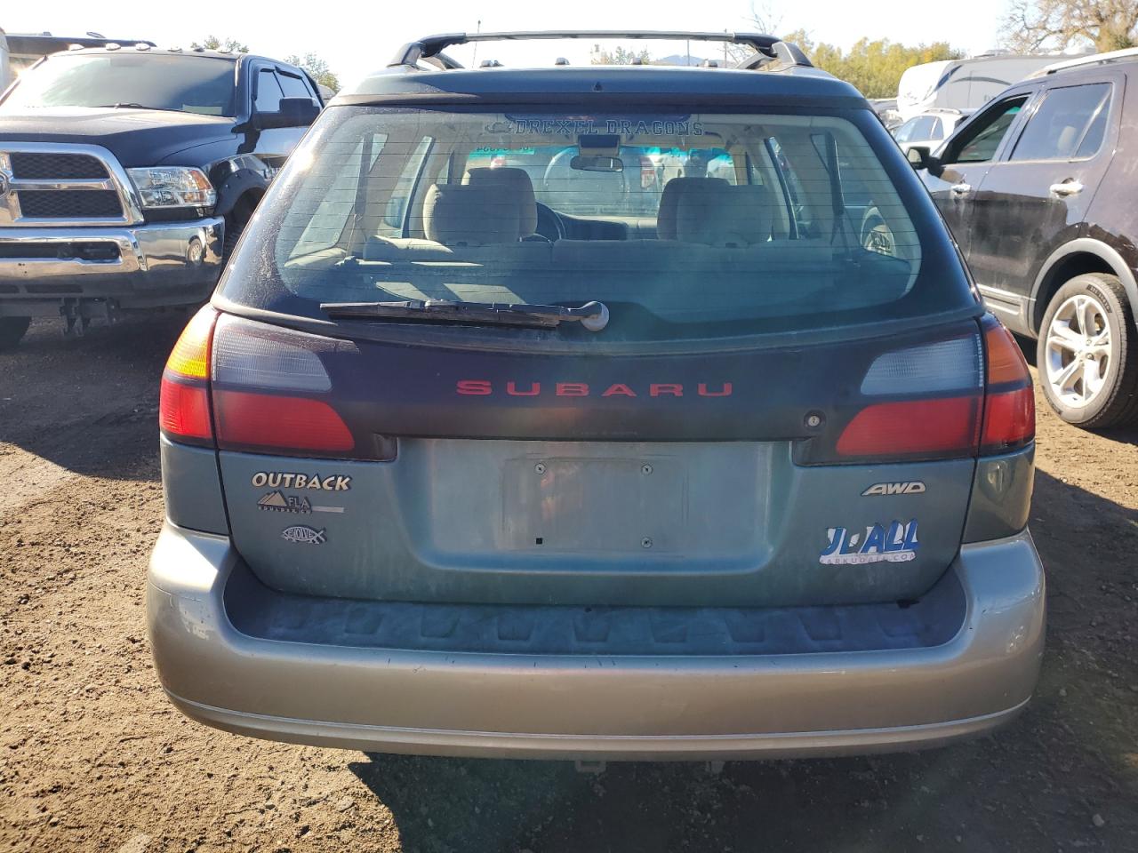 2000 Subaru Legacy Outback Awp VIN: 4S3BH6752Y7630627 Lot: 80454634