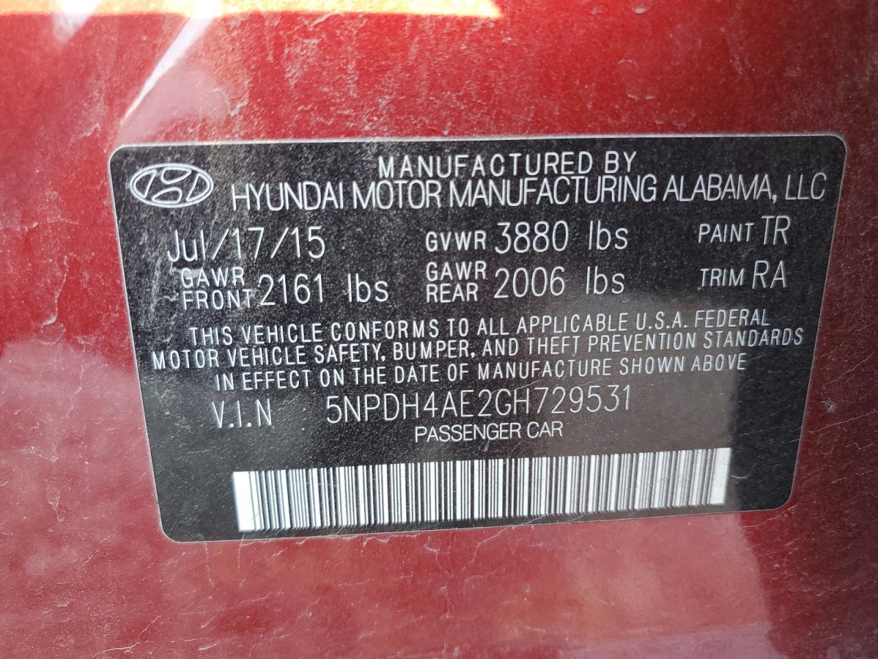 2016 Hyundai Elantra - Image 13