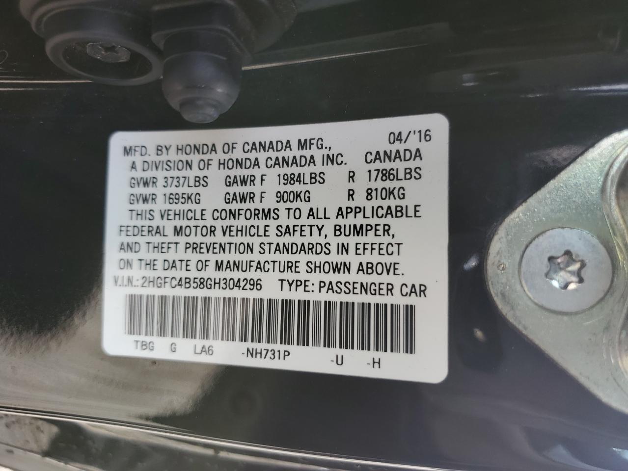 2016 Honda Civic - Image 12