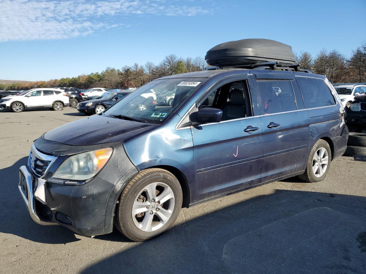 2010 Honda Odyssey Touring VIN: 5FNRL3H95AB105767 Lot: 80828384