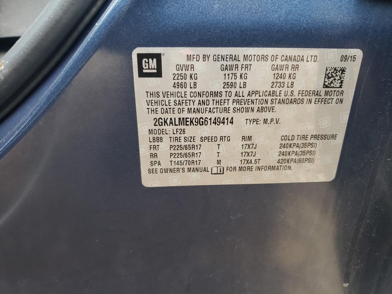 2016 GMC Terrain - Image 14