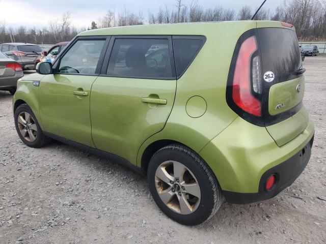  KIA SOUL 2018 Зеленый