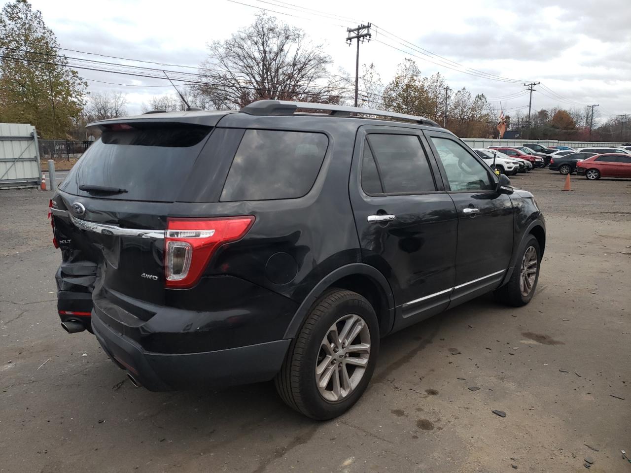 VIN 1FM5K8D81EGC44068 2014 FORD EXPLORER no.3