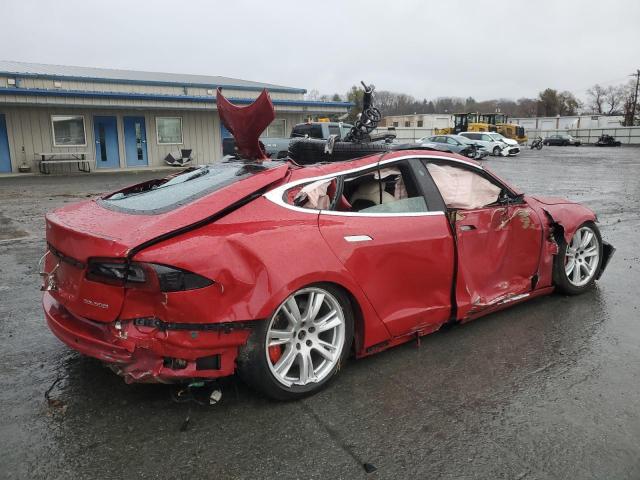  TESLA MODEL S 2021 Червоний